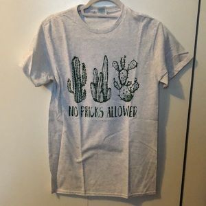 Cactus graphic tee shirt